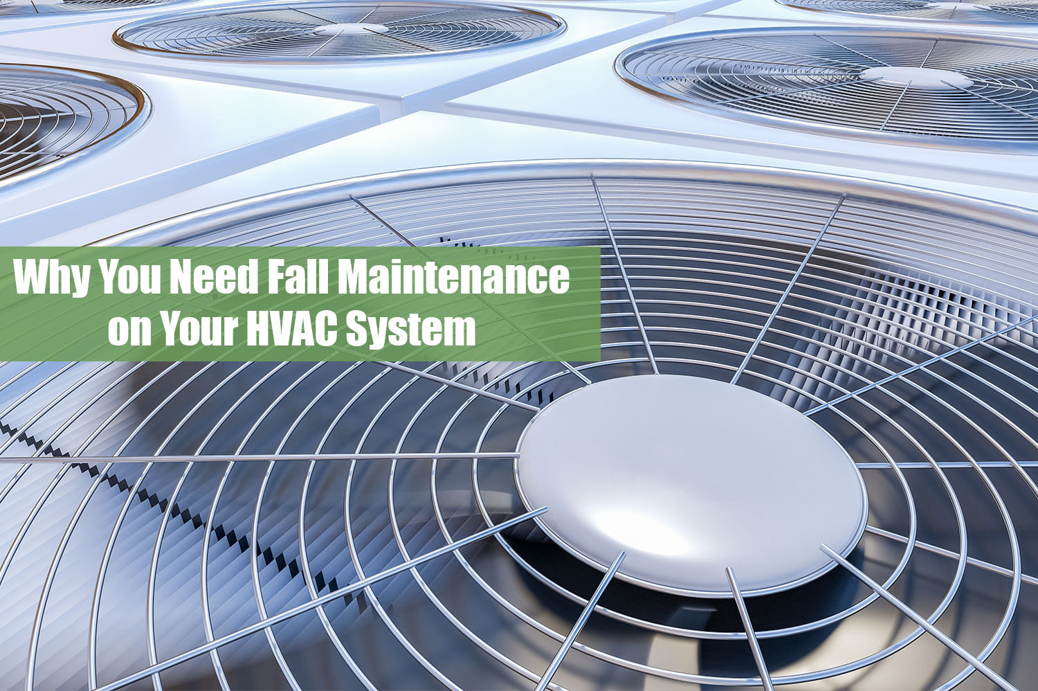 Top down view of silver HVAC system next to other units.