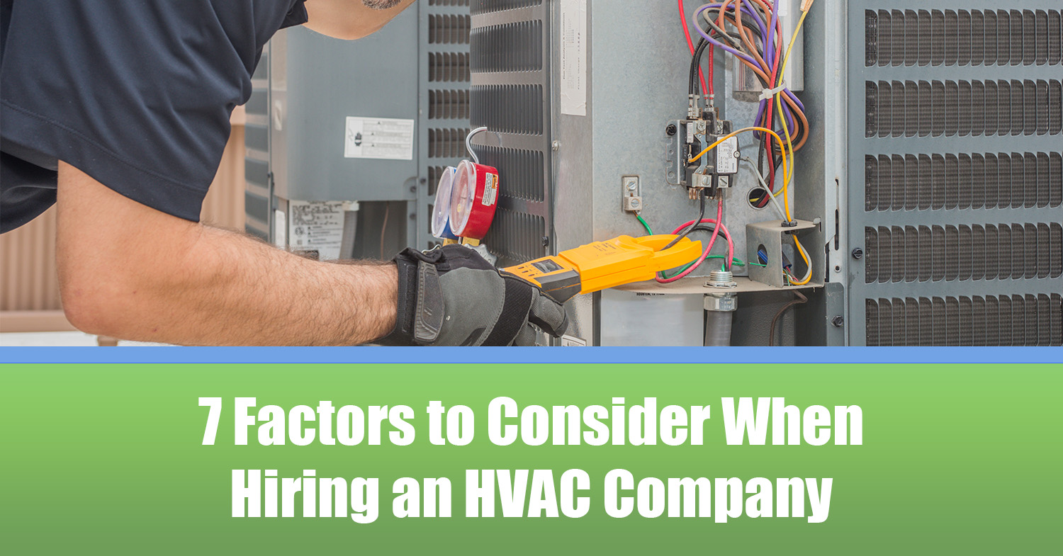 An HVAC company technician repairing an AC unit outside.