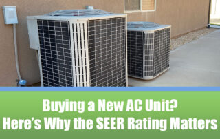 Two new AC units sitting outside a Scottsdale home with high SEER rating.