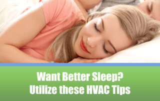 A couple getting better sleep after using HVAC tips.