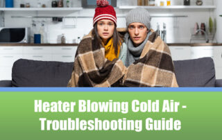 A couple in their Scottsdale home dealing with a heater blowing cold air.